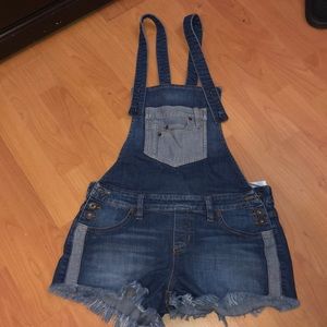 Distressed Overalls